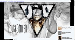 Desktop Screenshot of edytagorniak.esite.pl